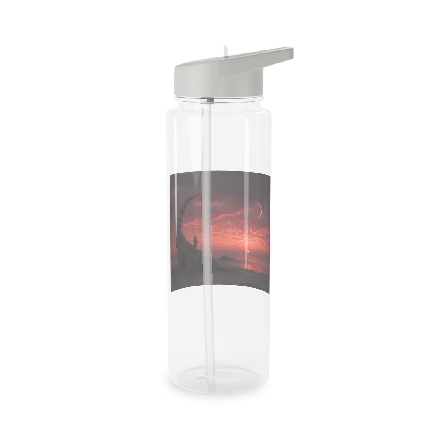 Crescent Stairway Tritan Water Bottle – Twilight Horizon Journey