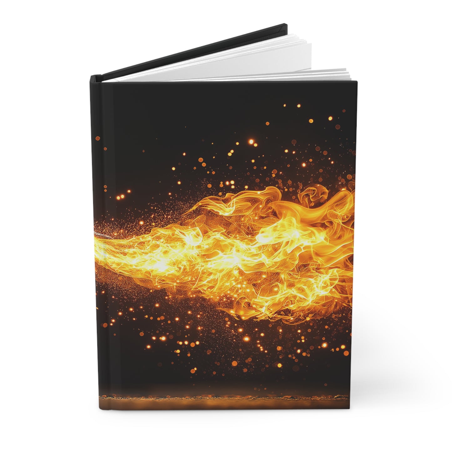 Firebird Hummingbird Hardcover Journal Matte – Wings of Golden Ember