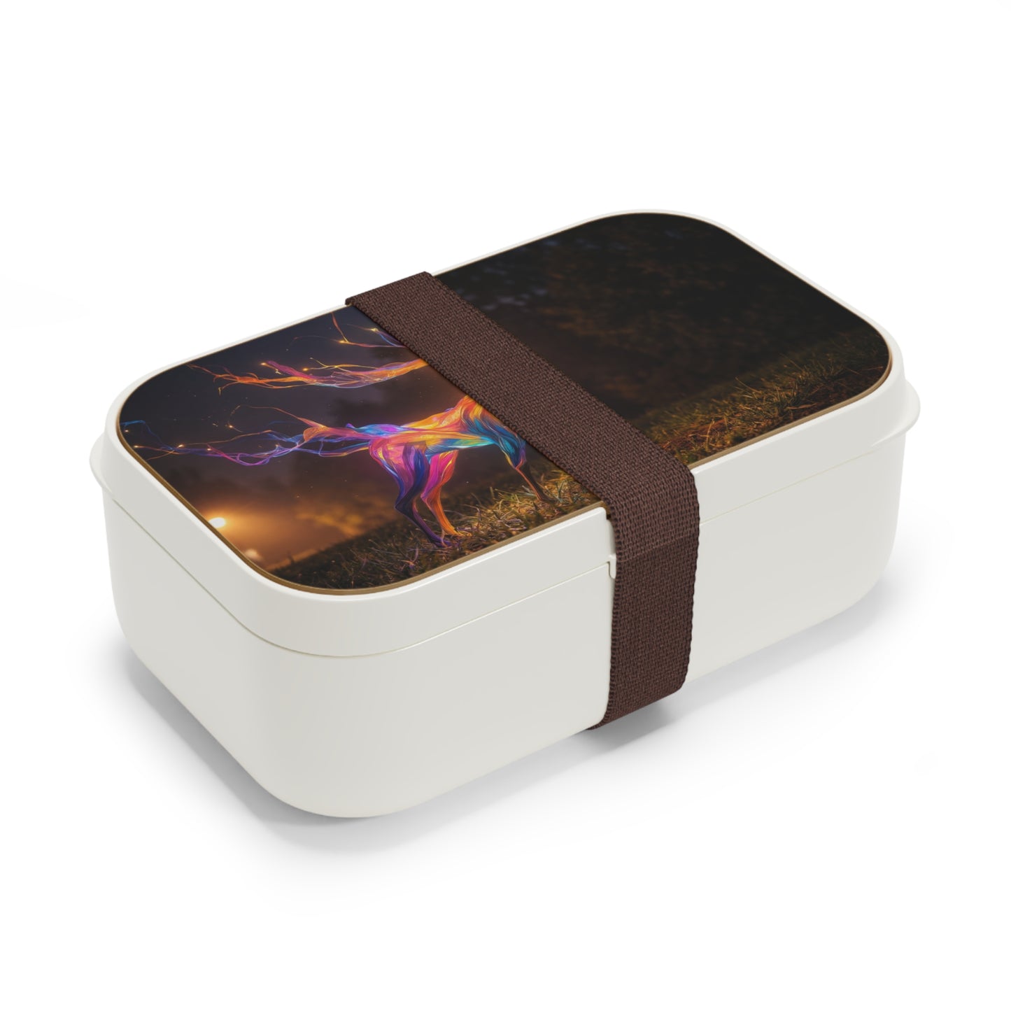 Prism Deer Bento Lunch Box – Twilight Rainbow Guardian