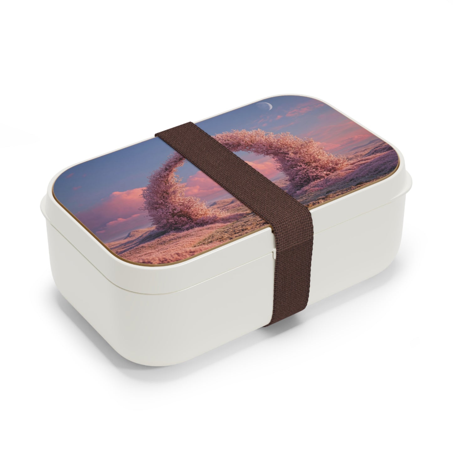 Cherry Blossom Portal Bento Lunch Box – Whimsical Twilight Gateway