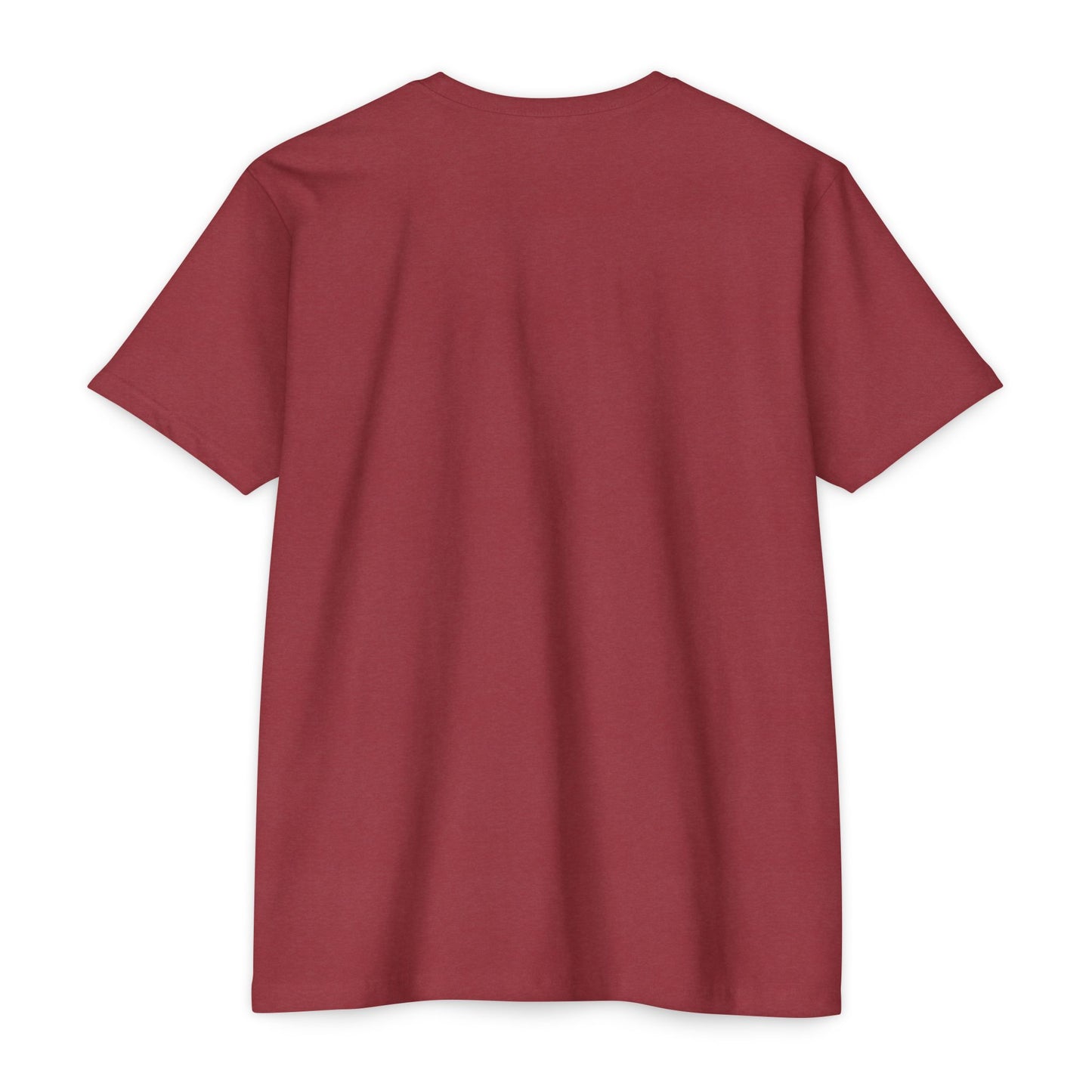 Gaze of the Lone Wolf Unisex CVC Jersey T-shirt – Amber Light Sentinel Portrait