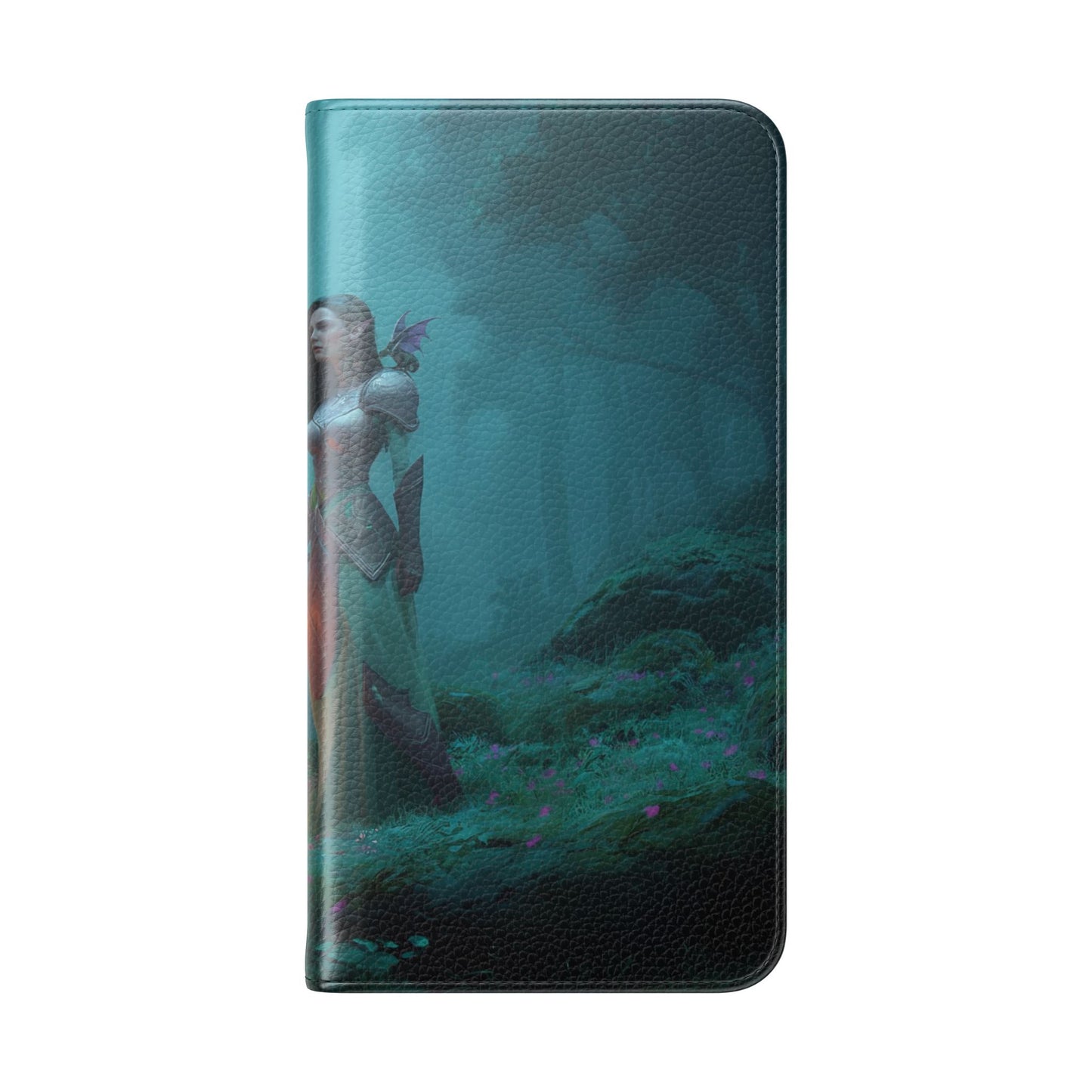 Forest Guardian Flip Cases – Elven Sentinel with Glowing Blade