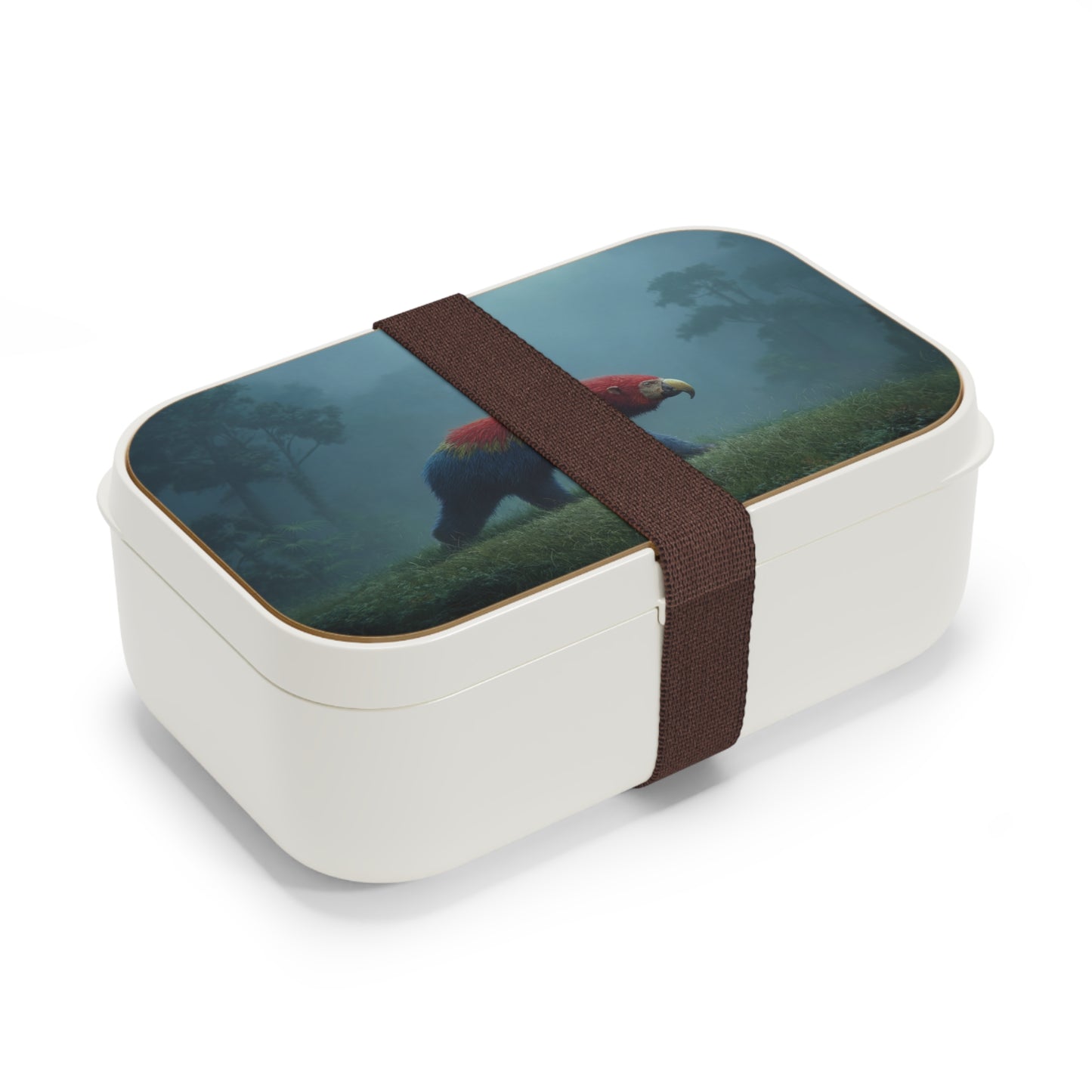 Parrot-Bear Hybrid Bento Lunch Box – Misty Jungle Guardian