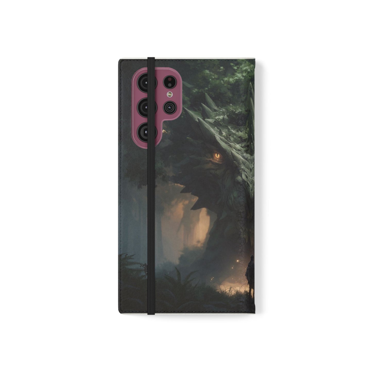 Guardian Beast Flip Cases – Moss-Clad Titan Facing the Wanderer