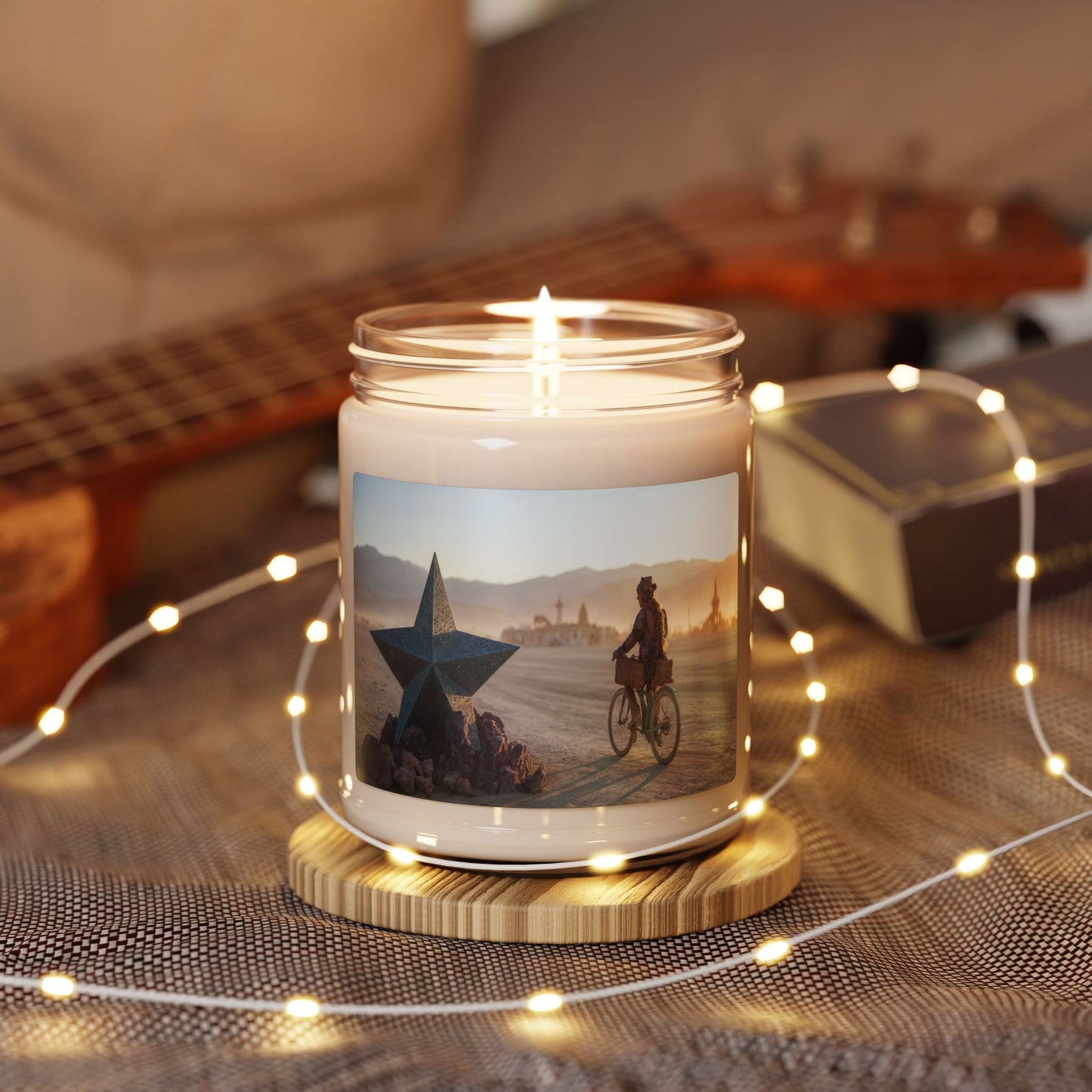 Desert Star Cyclist Scented Soy Candle, 9oz – Golden Hour Wanderer