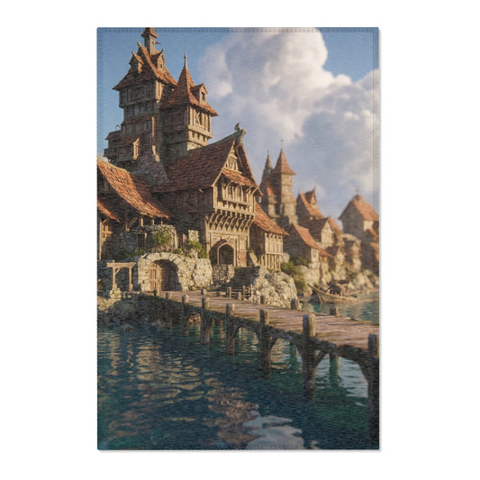 Seafarer’s Harbor Area Rugs – Sunset Wharf Dreamscape