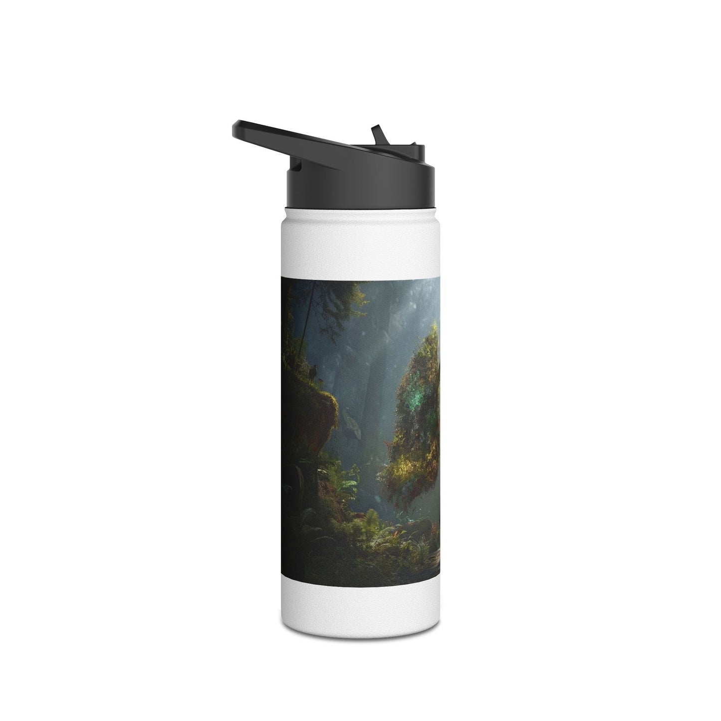 Lungs of the Earth Stainless Steel Water Bottle, Standard Lid – Sacred Forest Breath