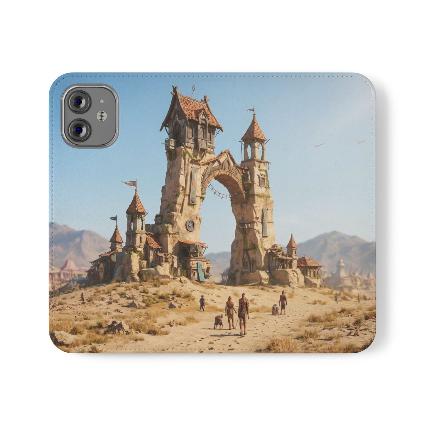 Desert Sentinel Gate Flip Cases – Weathered Archway Journey