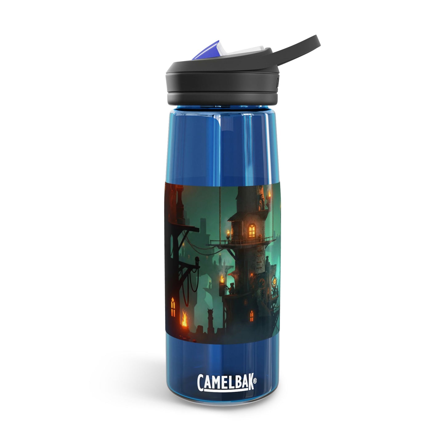 Gilded Sky Cities CamelBak Eddy® Water Bottle, 20oz\25oz – Warm Light Through Misty Peaks