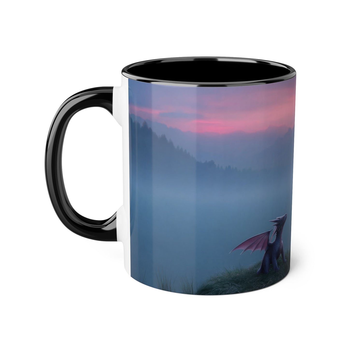 Guardian and Dragon Accent Mugs, 11oz – Twilight Vigil Companionship