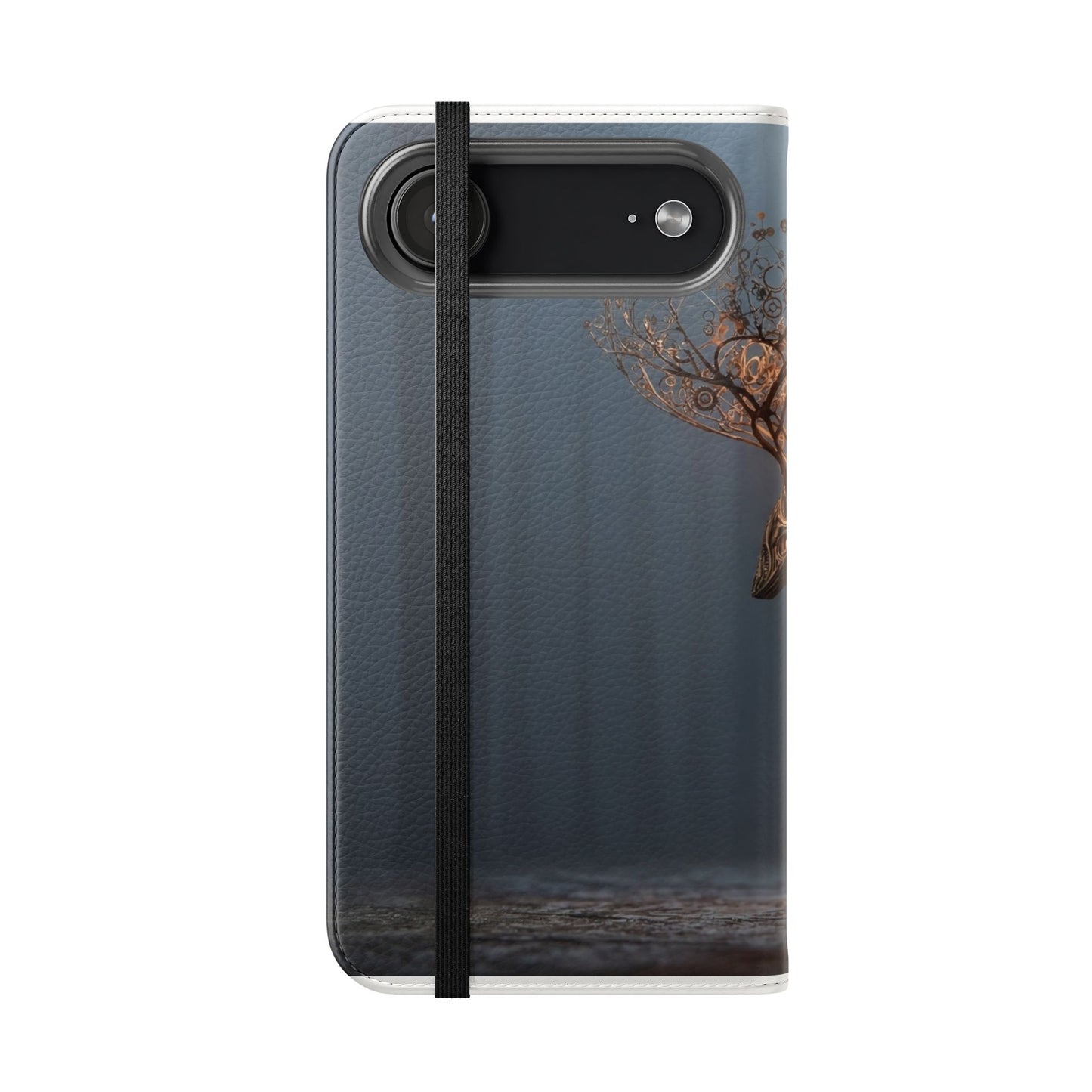 Mechanical Deer Flip Cases – Gears and Twilight Forest Guardian