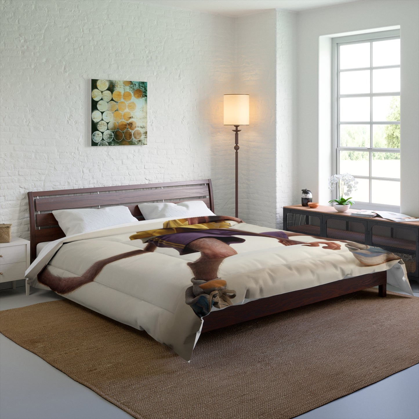 Streetwise Monkey Comforter – Urban Gym Rat Dreamscape