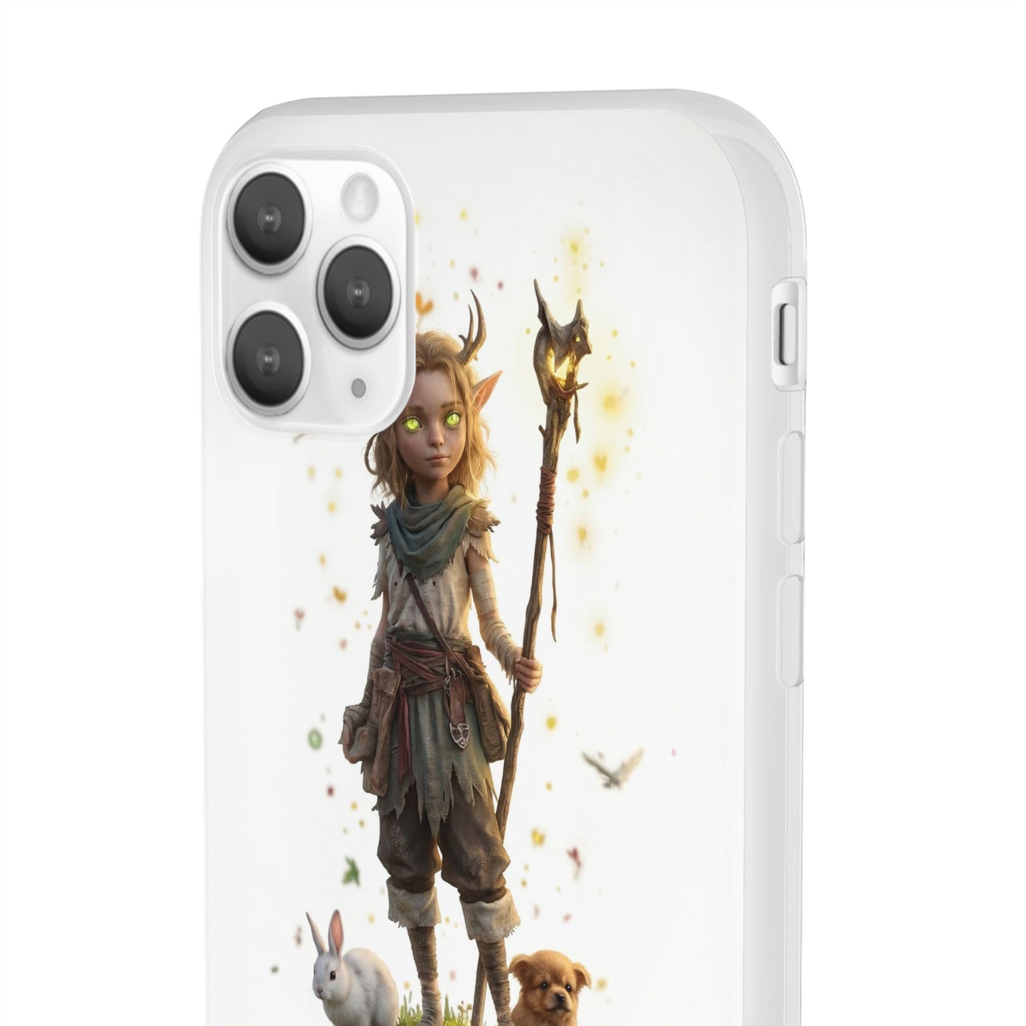 Forest Sentinel Flexi Cases – Luminescent Deerhorn Guardian