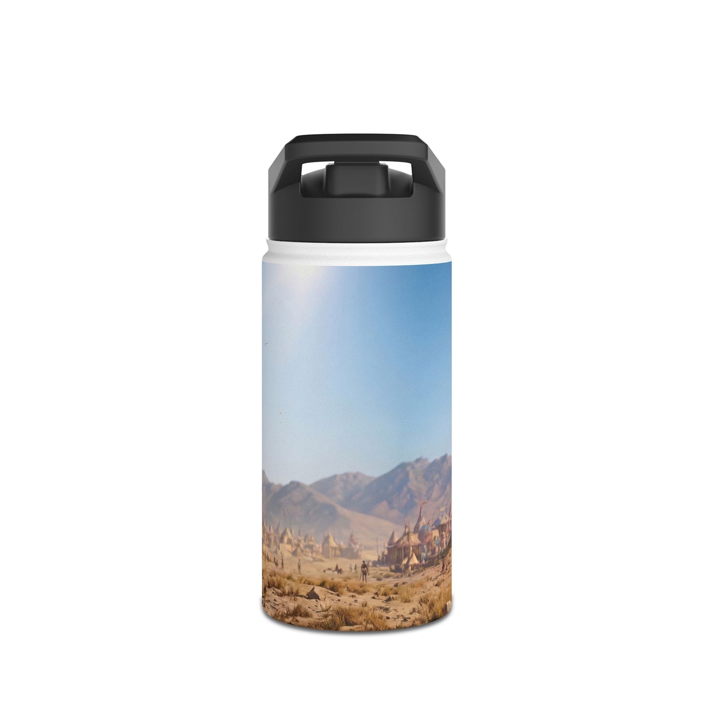 Desert Citadel Water Bottle – Sunlit Ruins of the Forgotten Kingdom