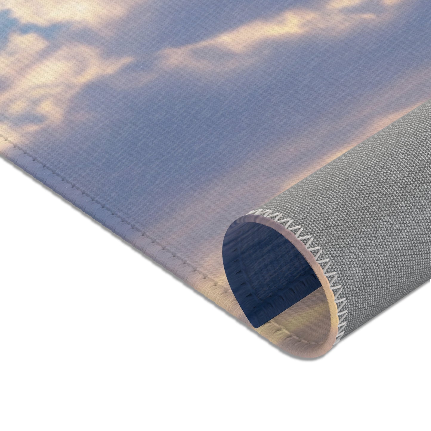 Aerial Lighthouse Area Rug – Twilight Skywatcher Dreamscape