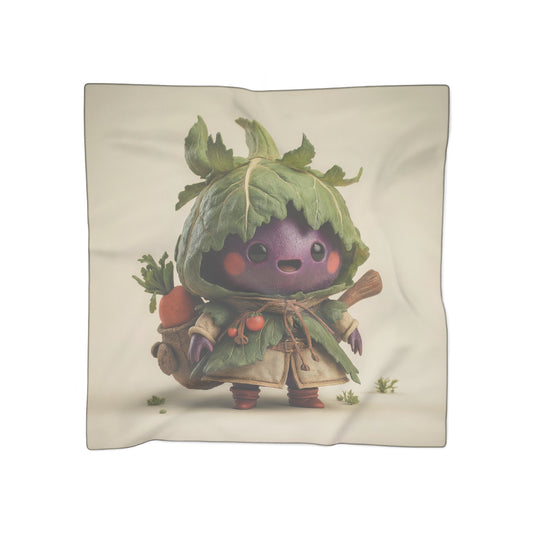 Cabbage Knight Poly Scarf – Harvest Guardian’s Leafy Helm