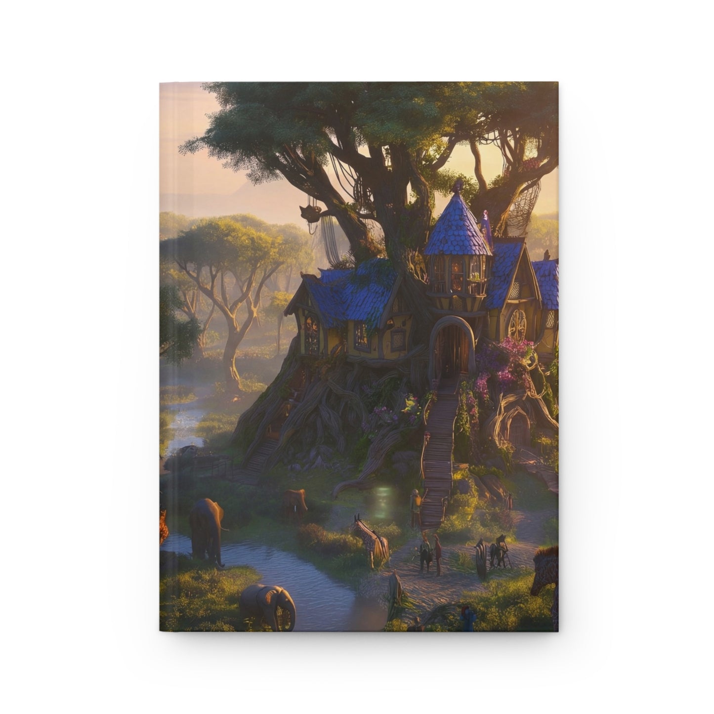Treehouse Sanctuary Journal Matte – Golden Dawn in the Savannah