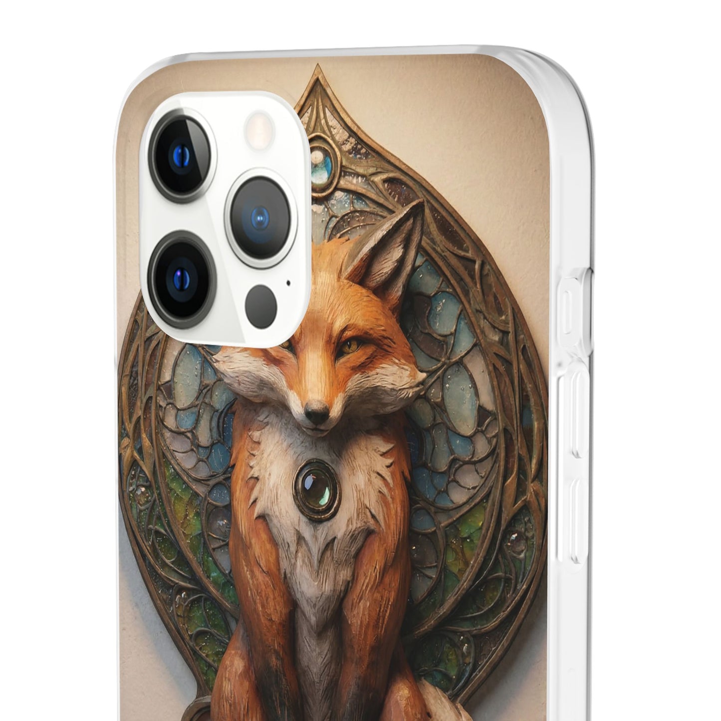 Fox Sentinel Flexi Cases – Amber Glaze and Stained Glass Reverie