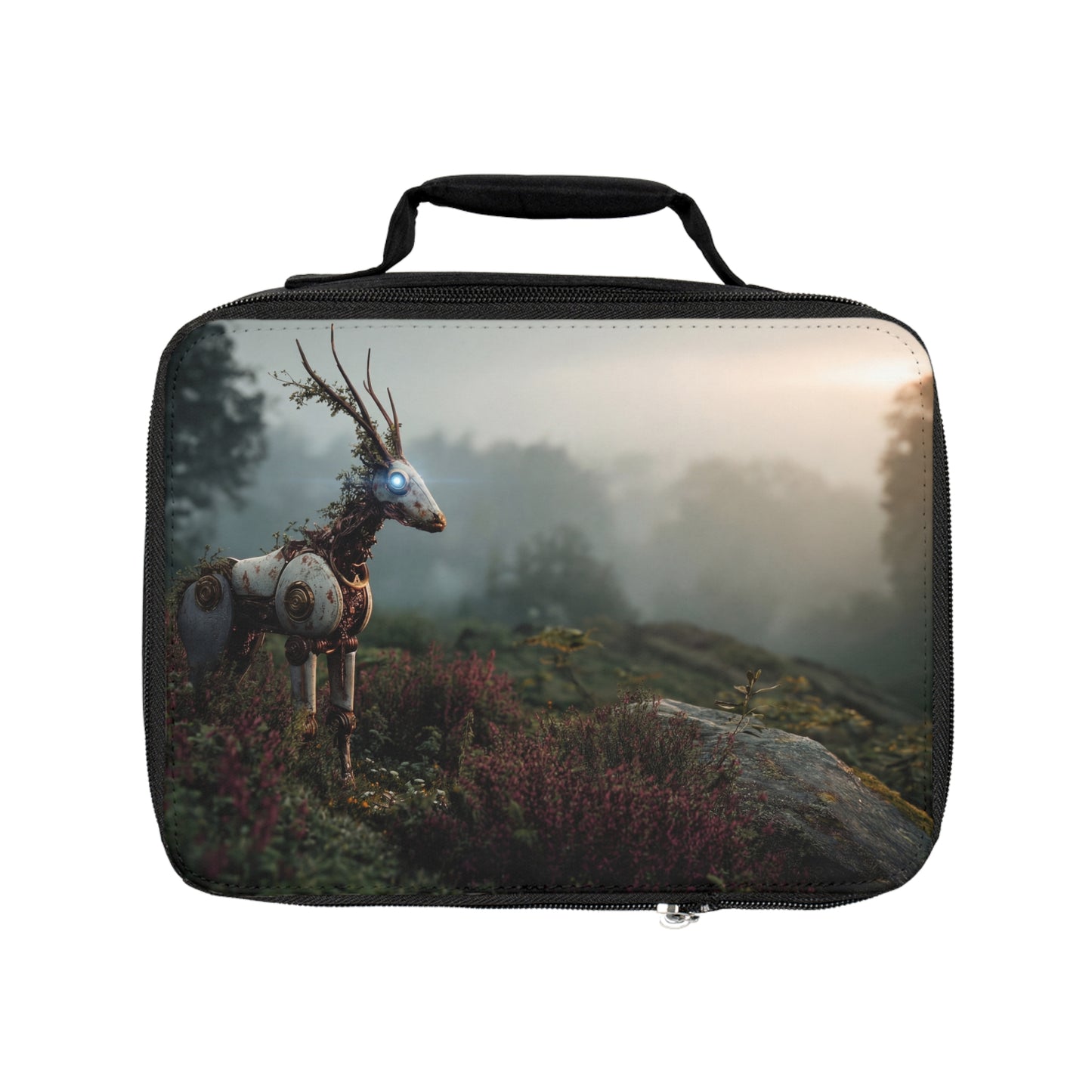 Cybernetic Stag Lunch Bag – Twilight Grove Guardian