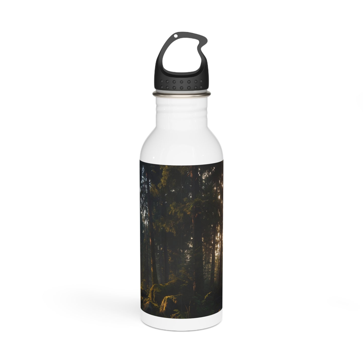 Ancient Treehouse Door Water Bottle – Sunlit Forest Guardian