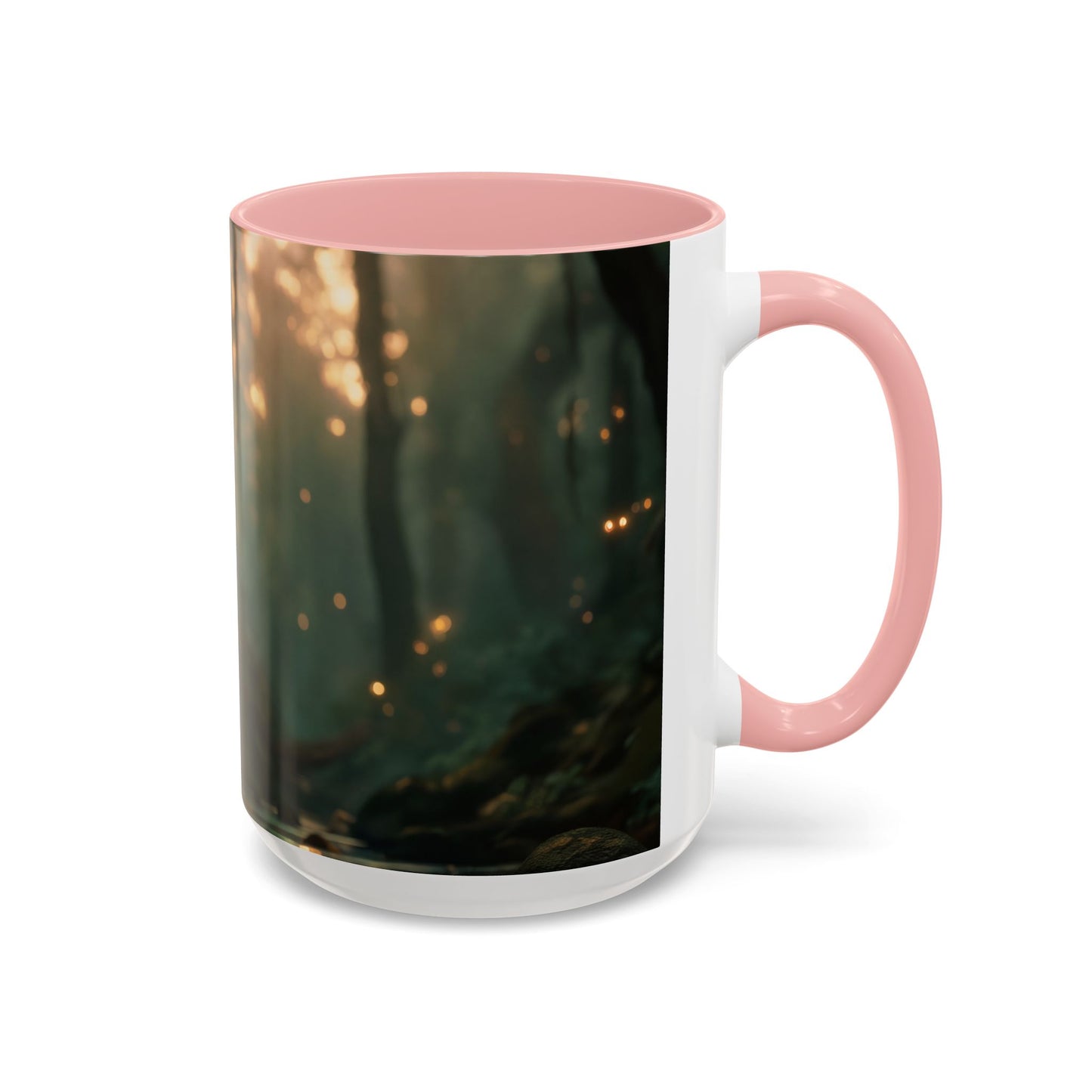 Winged Guardian Accent Coffee Mug (11, 15oz) – Twilight Forest Sentinels