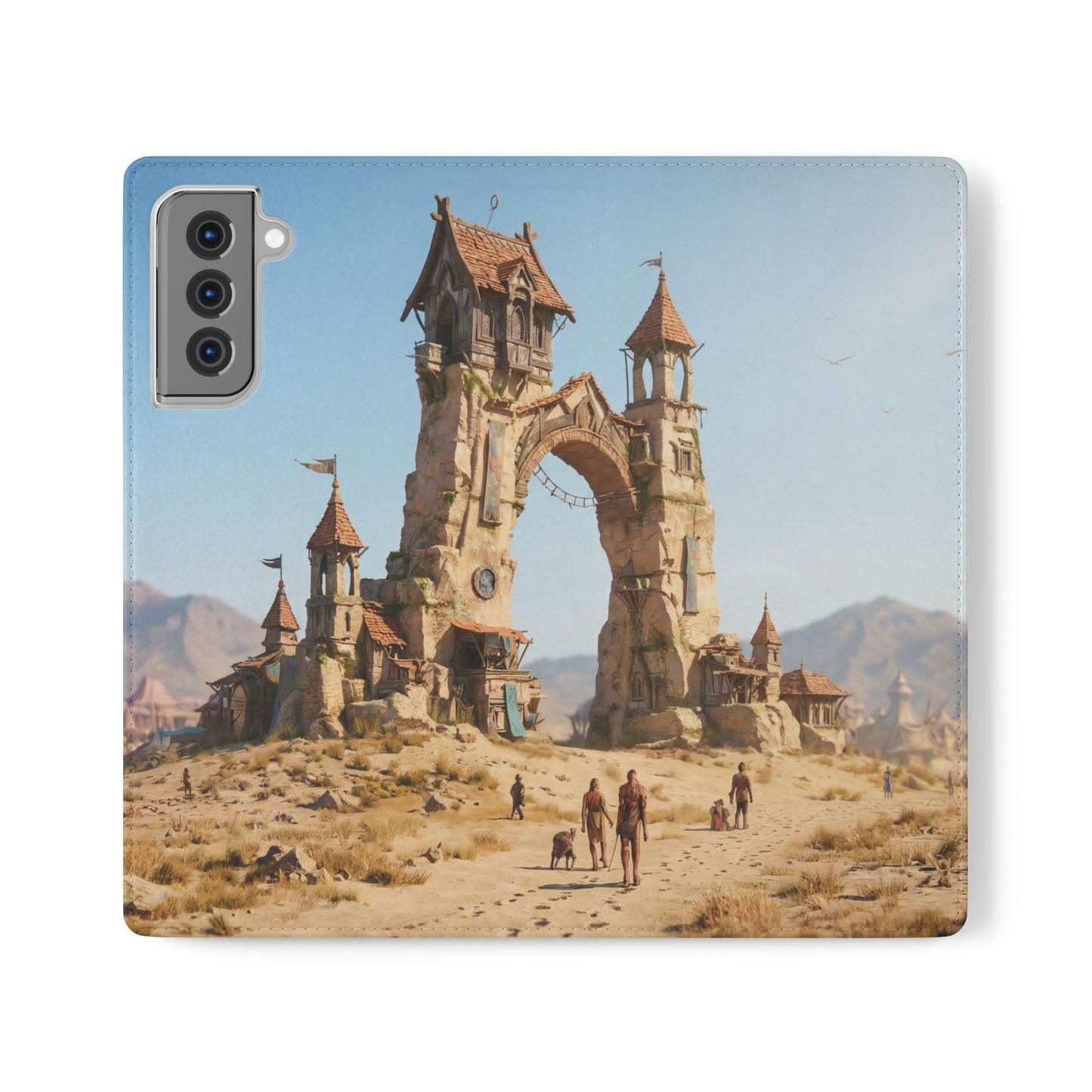 Desert Sentinel Gate Flip Cases – Weathered Archway Journey
