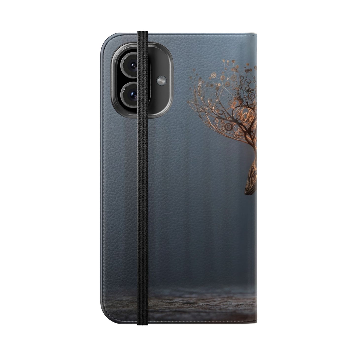 Mechanical Deer Flip Cases – Gears and Twilight Forest Guardian