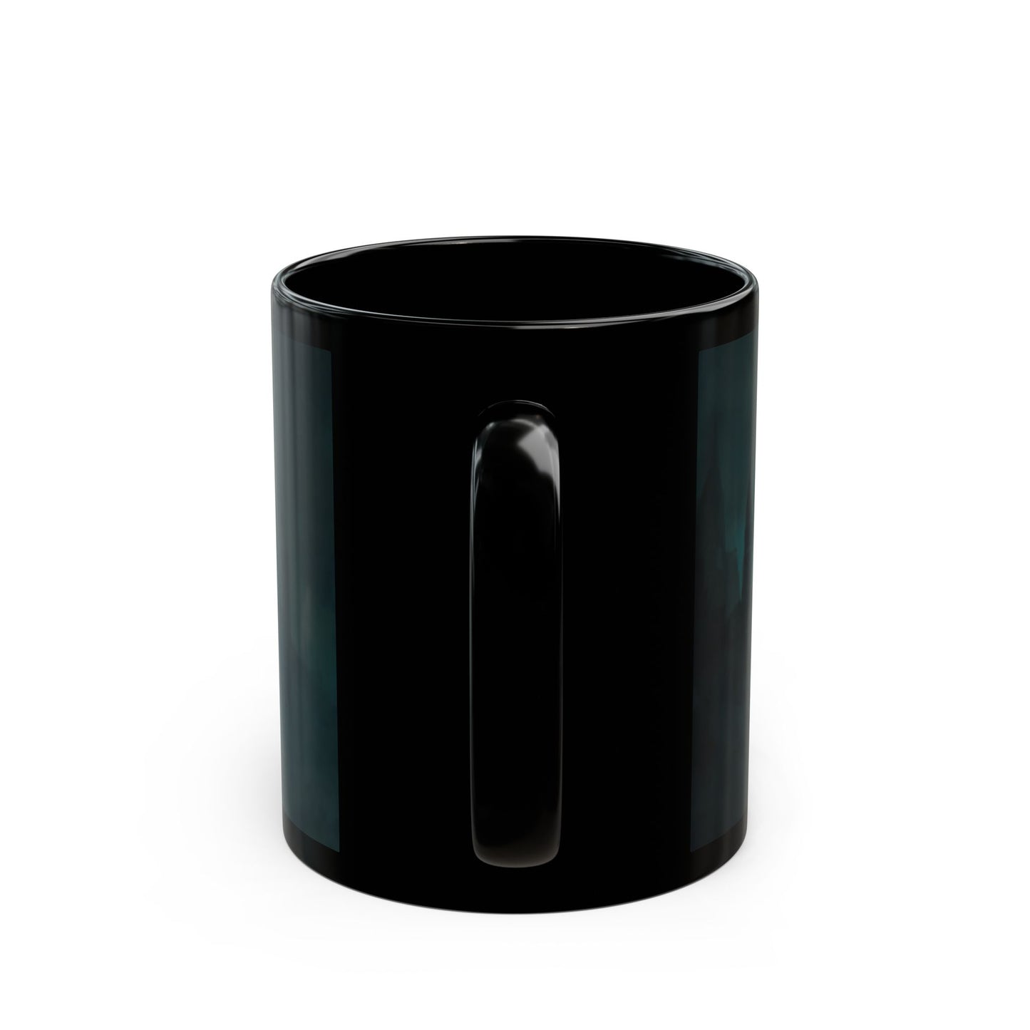 Dawn-Kissed Knight Black Mug – Armor of Resolve Coffee Cup