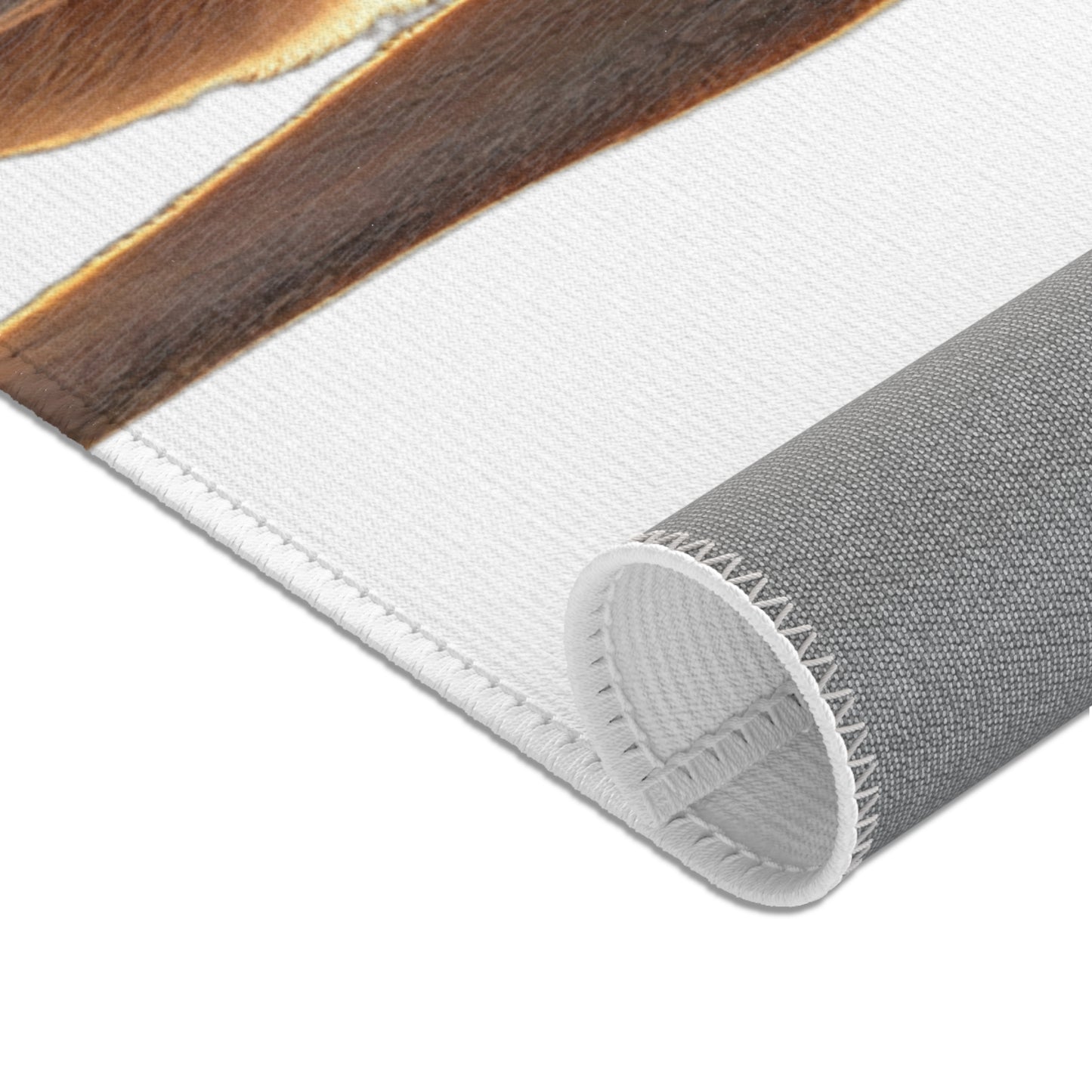 Golden Hour Wolf Area Rugs – Sentinel’s Warm Light Floor Mat