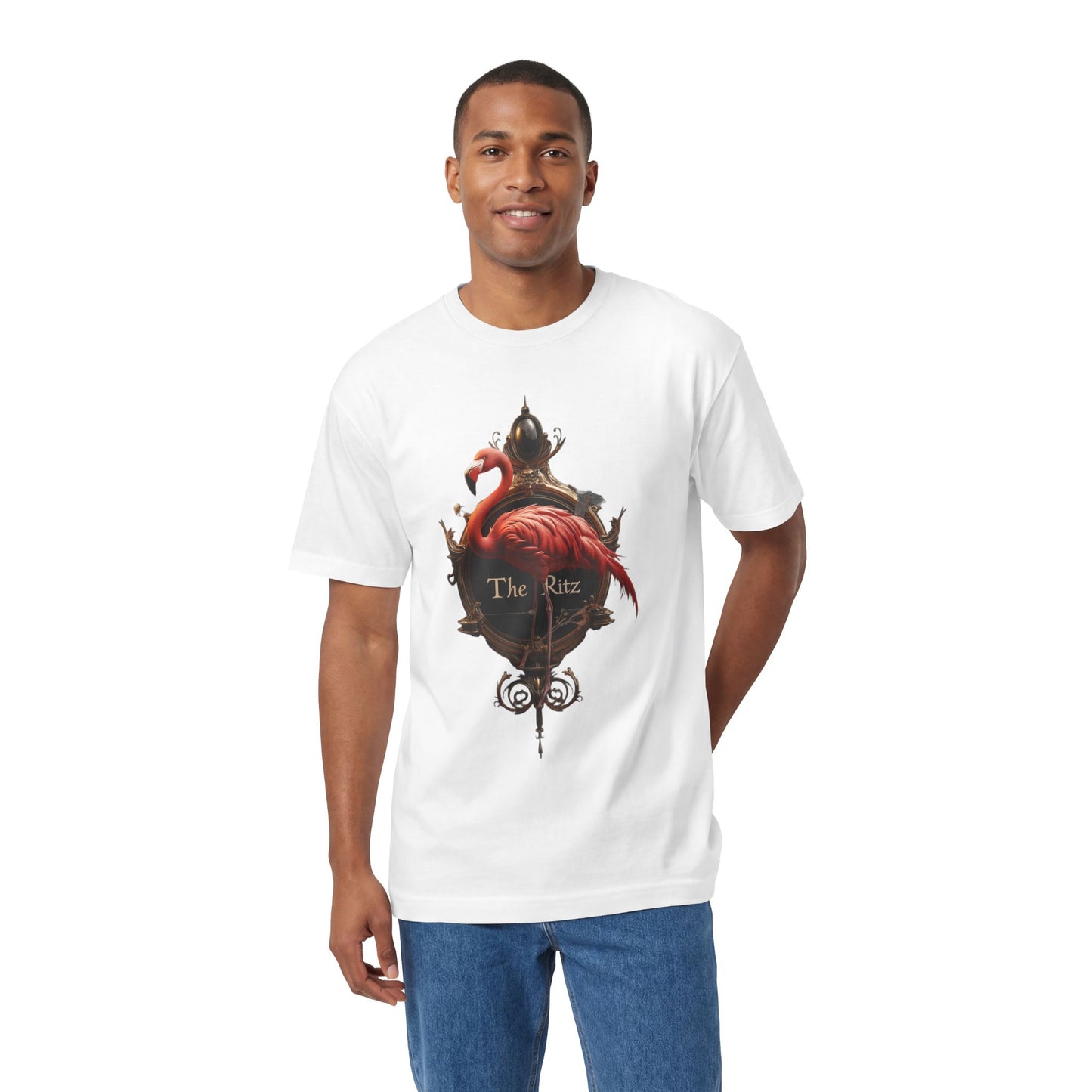 Neon Flamingo Clock – The Ritz Ornate Wall Art Tee