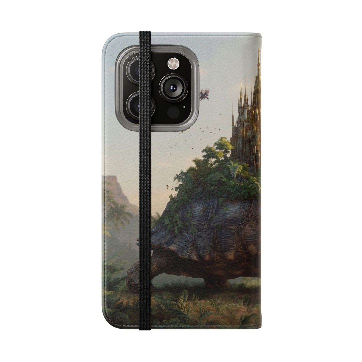 Castle Turtle Flip Cases – Golden Spire Jungle Guardian