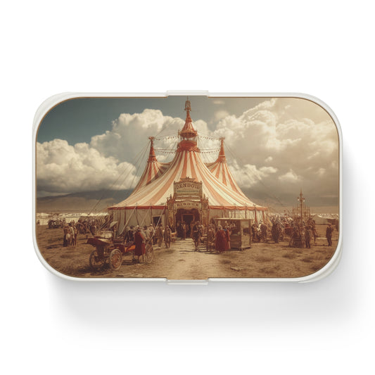 Grand Circus Tent Bento Lunch Box – Whimsical Carnival Dreamscape