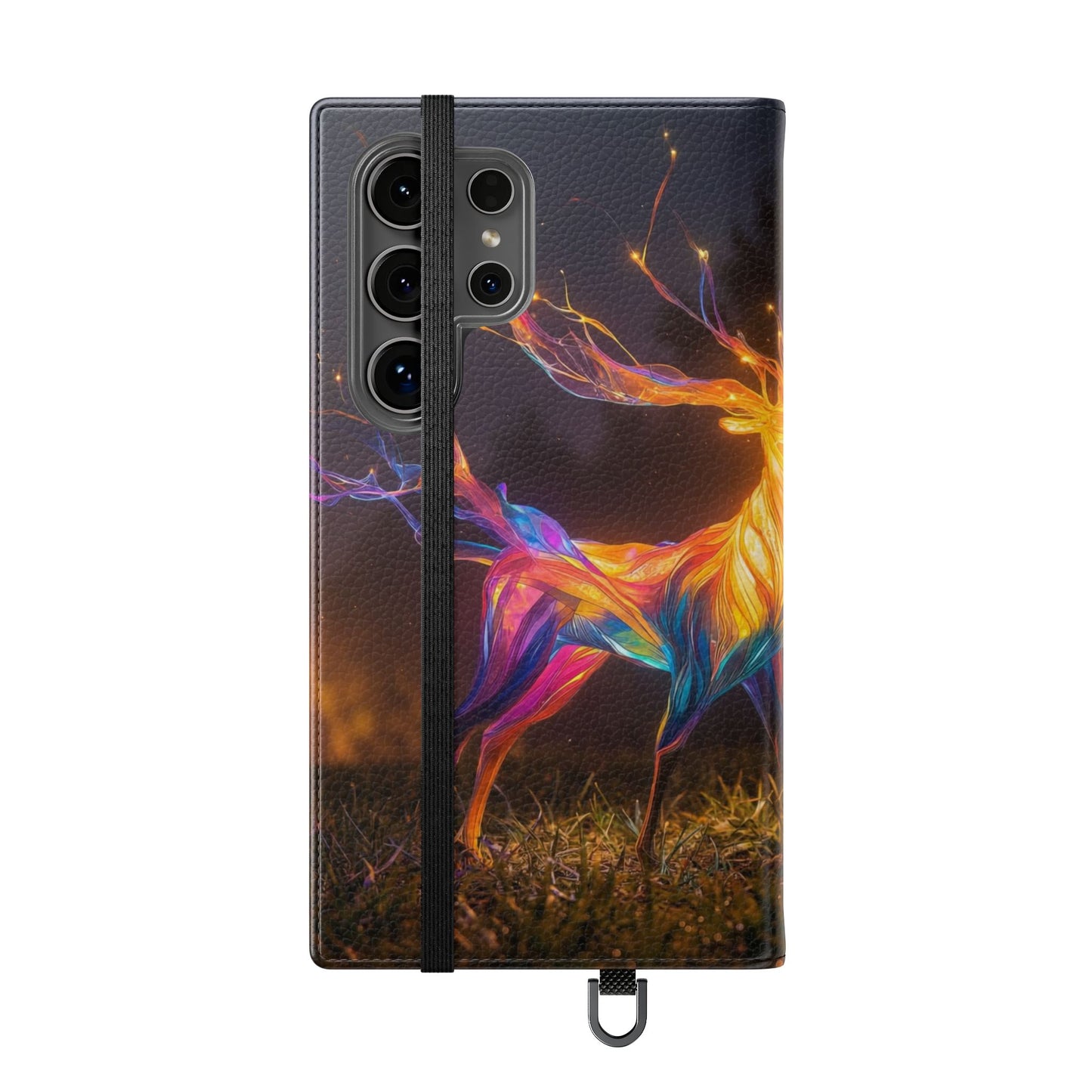 Ethereal Deer Flip Cases – Luminous Spirit Portrait