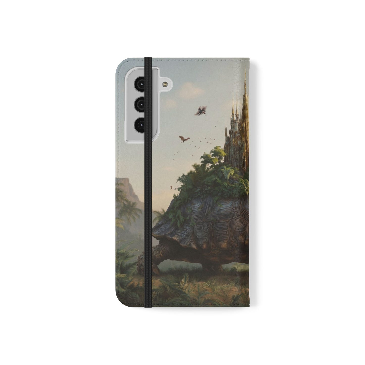 Castle Turtle Flip Cases – Golden Spire Jungle Guardian