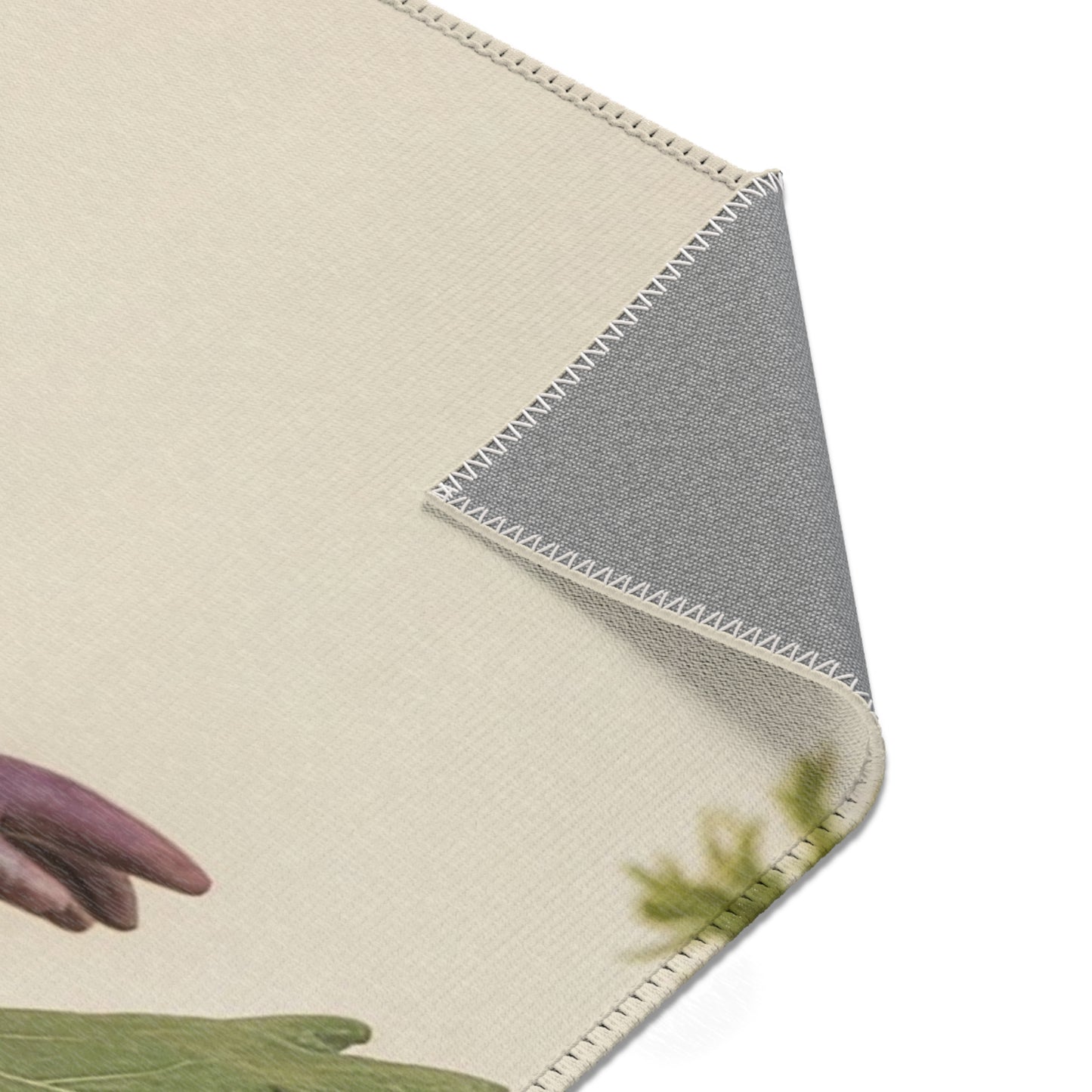 Purple Eggplant Guardian Area Rug – Leafy Harvest Adventure