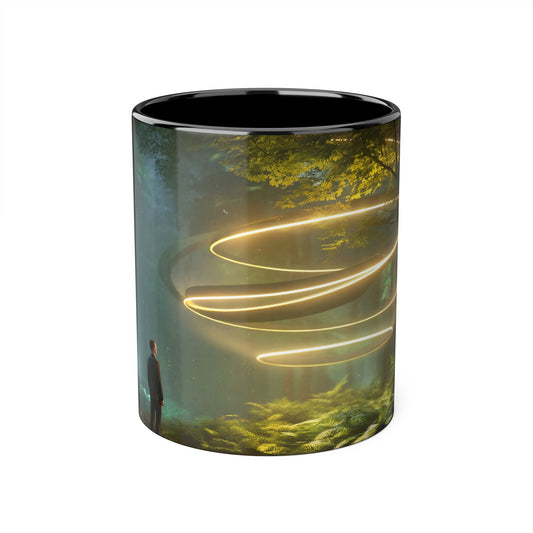 Spiral Light Guardian Accent Mugs, 11oz – Ethereal Forest Portal