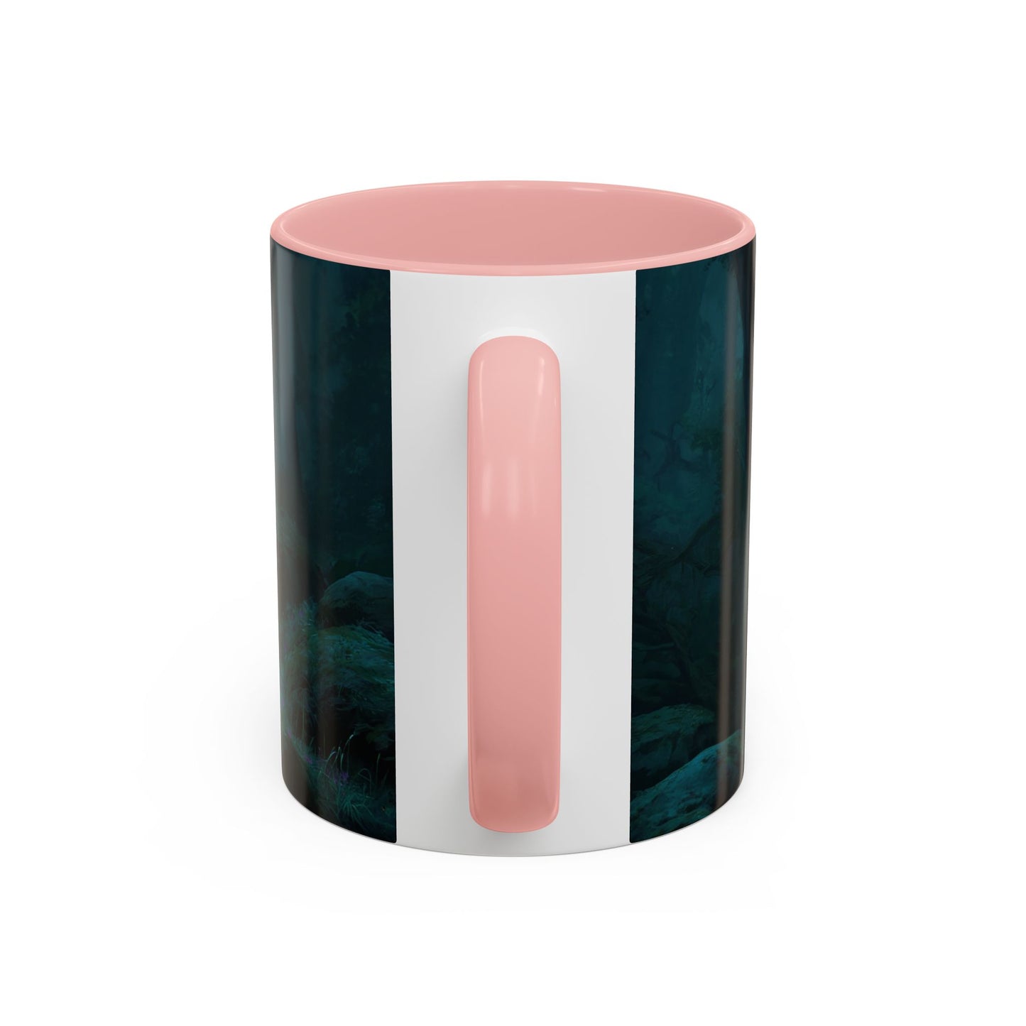 Glowing Sword Elf Sentinel Accent Coffee Mug (11, 15oz) – Misty Forest Guardian