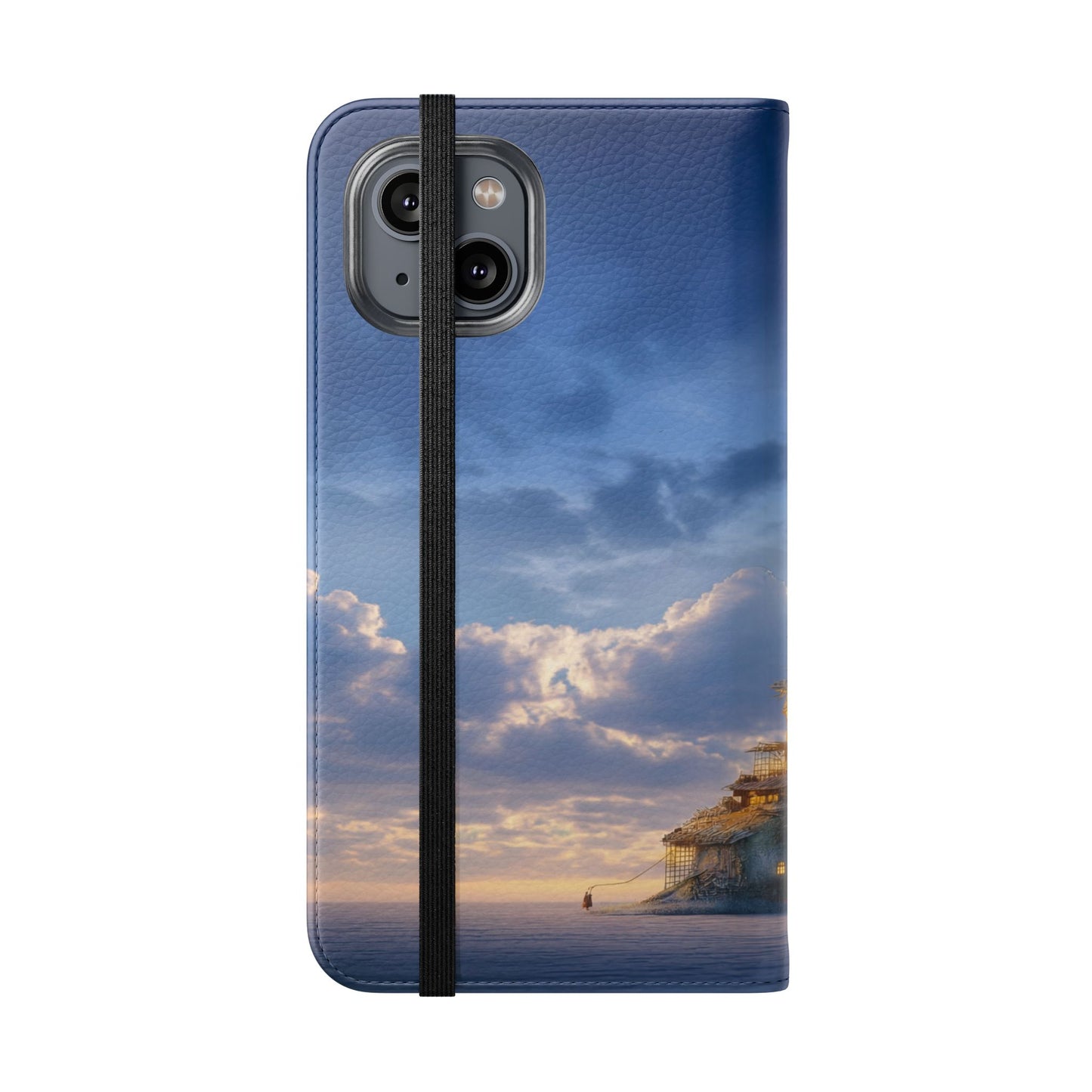 Twilight Sentinel Flip Cases – Lighthouse on a Storm-Tossed Sea