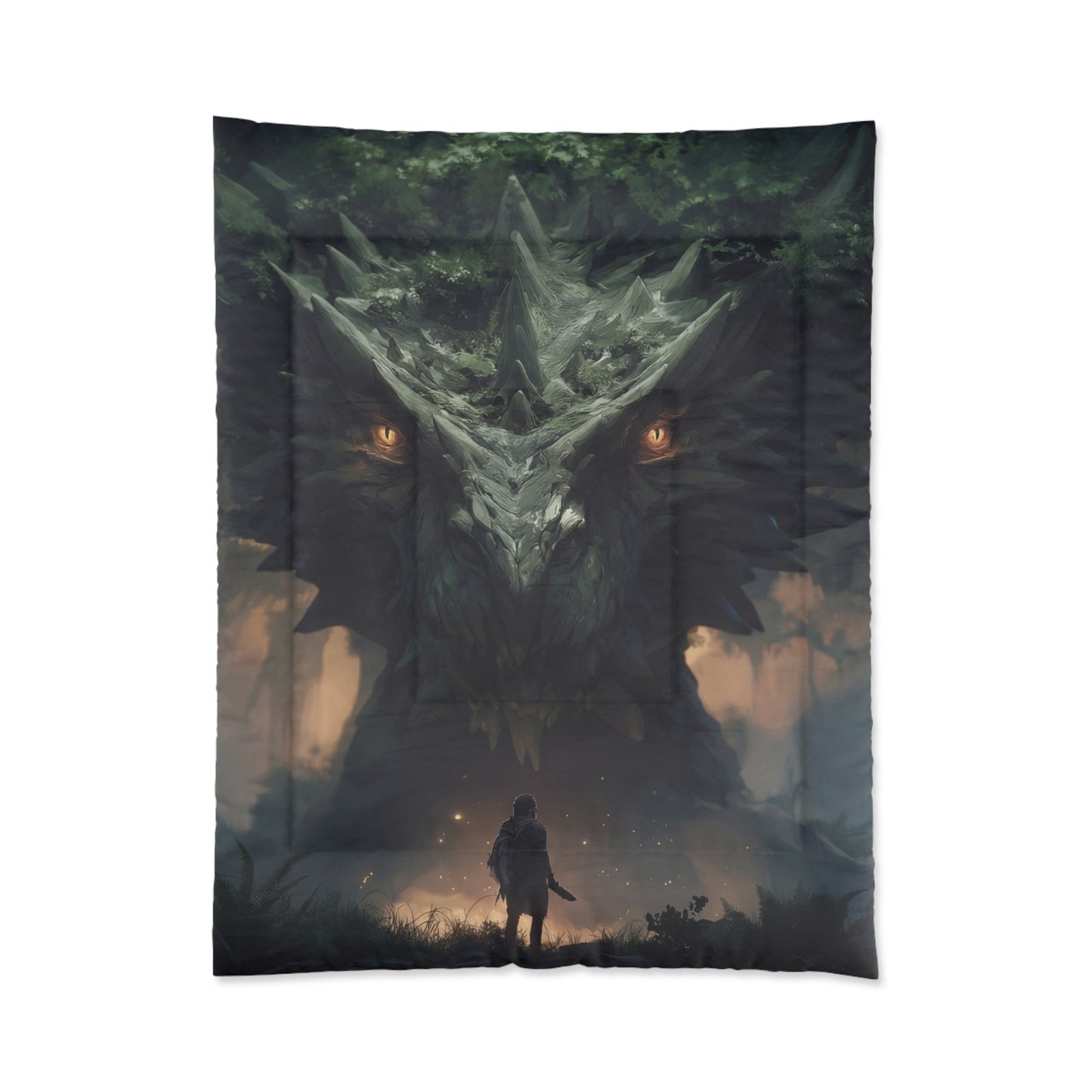 Ancient Forest Dragon Comforter – Whispering Grove Guardian