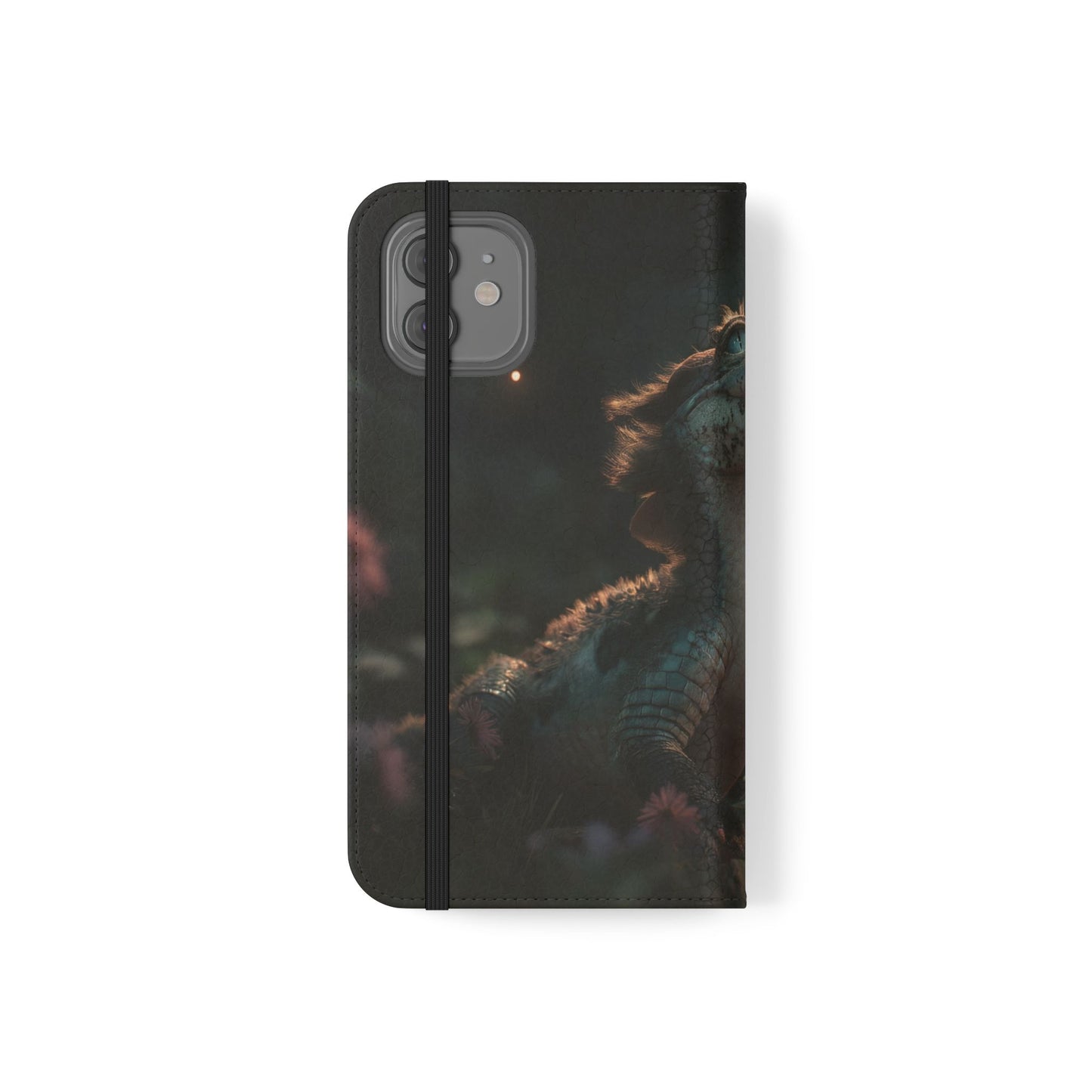 Crocodile Butterfly Flip Cases – Tender Guardian with Moth Companion