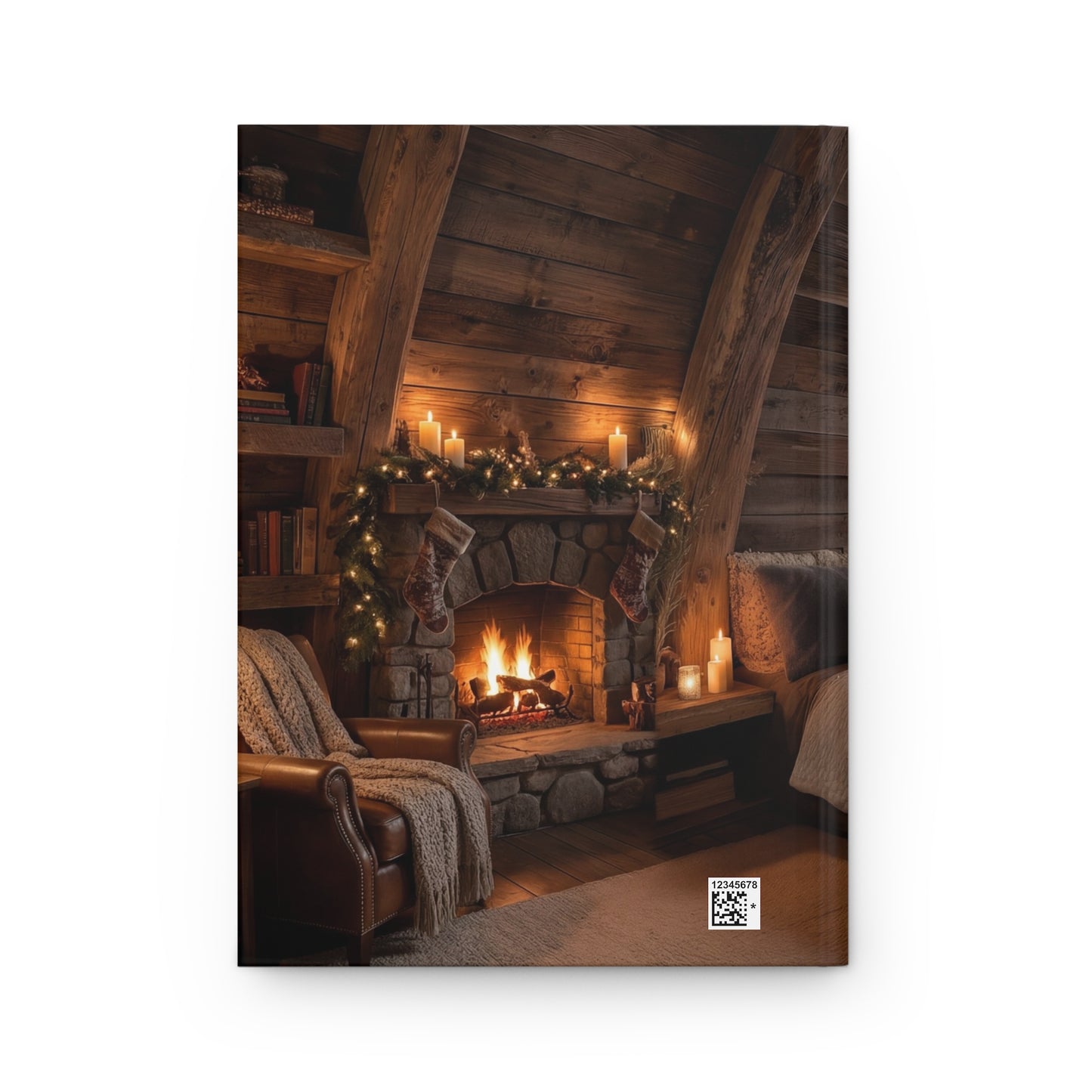 Winter Cabin Hearth Journal Matte – Cozy Snowbound Sanctuary