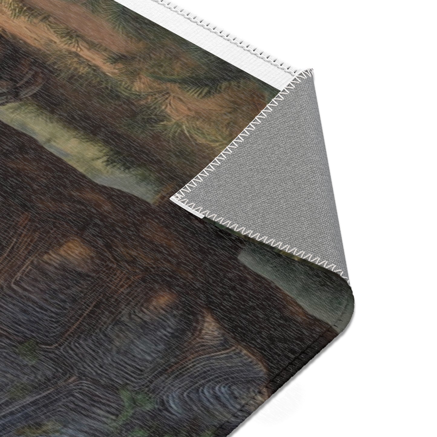 Turtleborne Castle Area Rugs – Ancient Guardian Through Lush Canopy