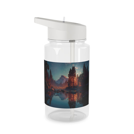 Twilight Valley Tritan Water Bottle – Starlit Reflections on the Merced