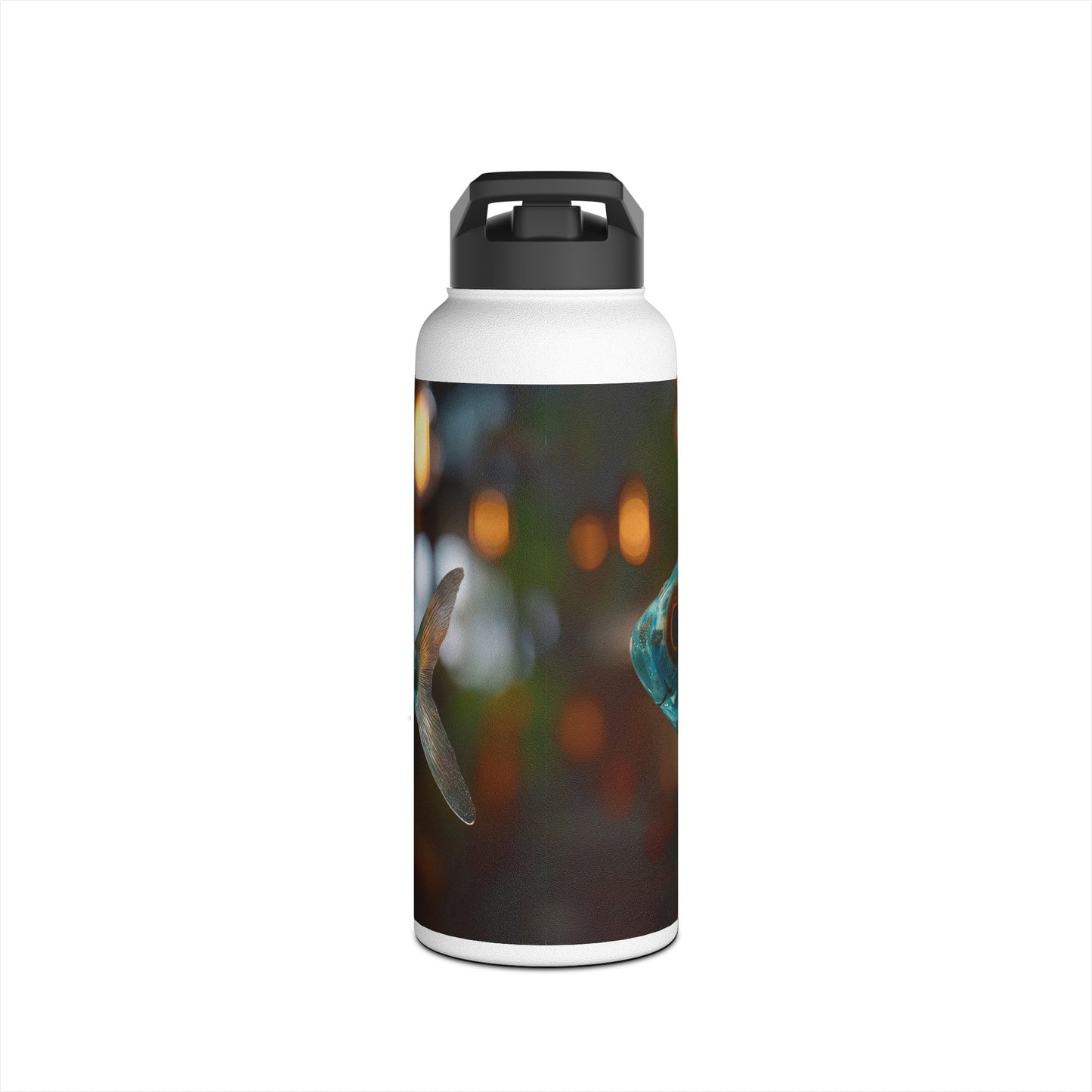 Whispering Forest Fish Water Bottle – Liquid Eden in a Glass Scaled World