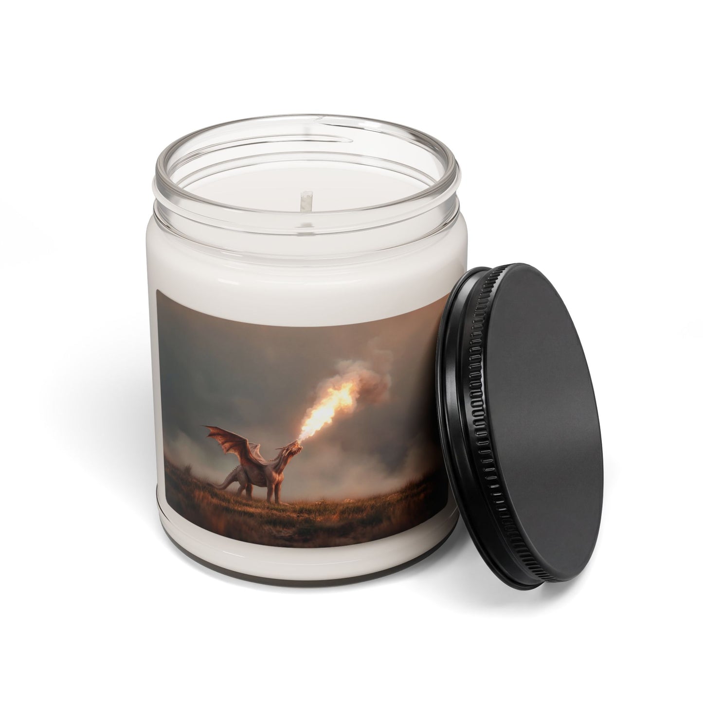 Dragon’s Breath Scented Soy Candle, 9oz – Sunset Fury in a Glass