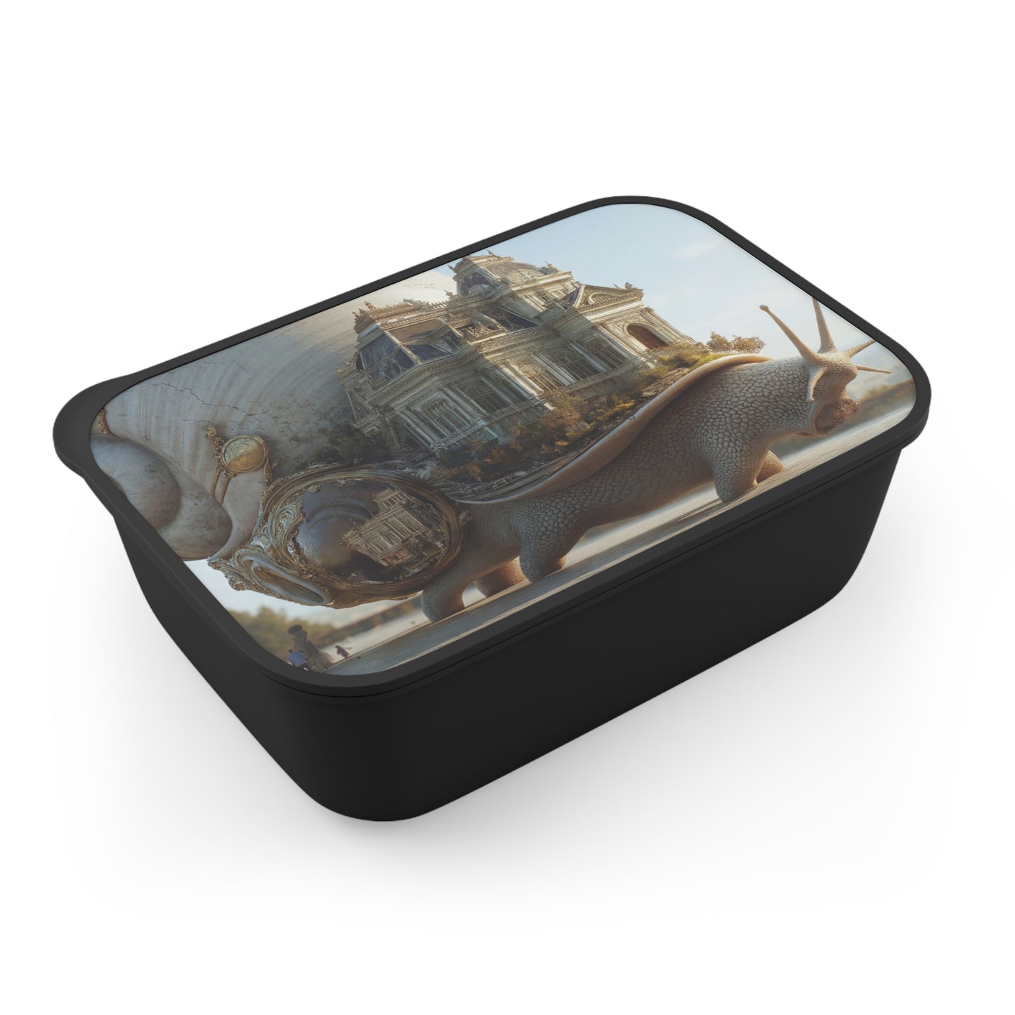 Grand Palace Snail PLA Bento Box with Band and Utensils – Slow Travel Dreamscape