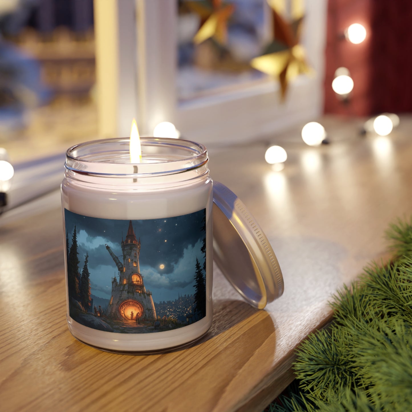 Moonlit Observatory Candle – Whispers of the Forgotten Sky