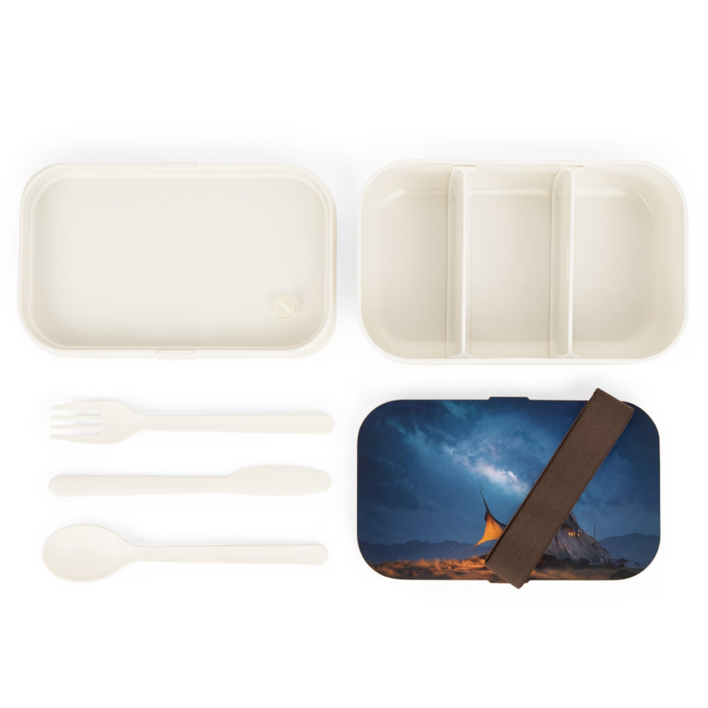 Starlit Nomad Tent Bento Lunch Box – Milky Way Haven