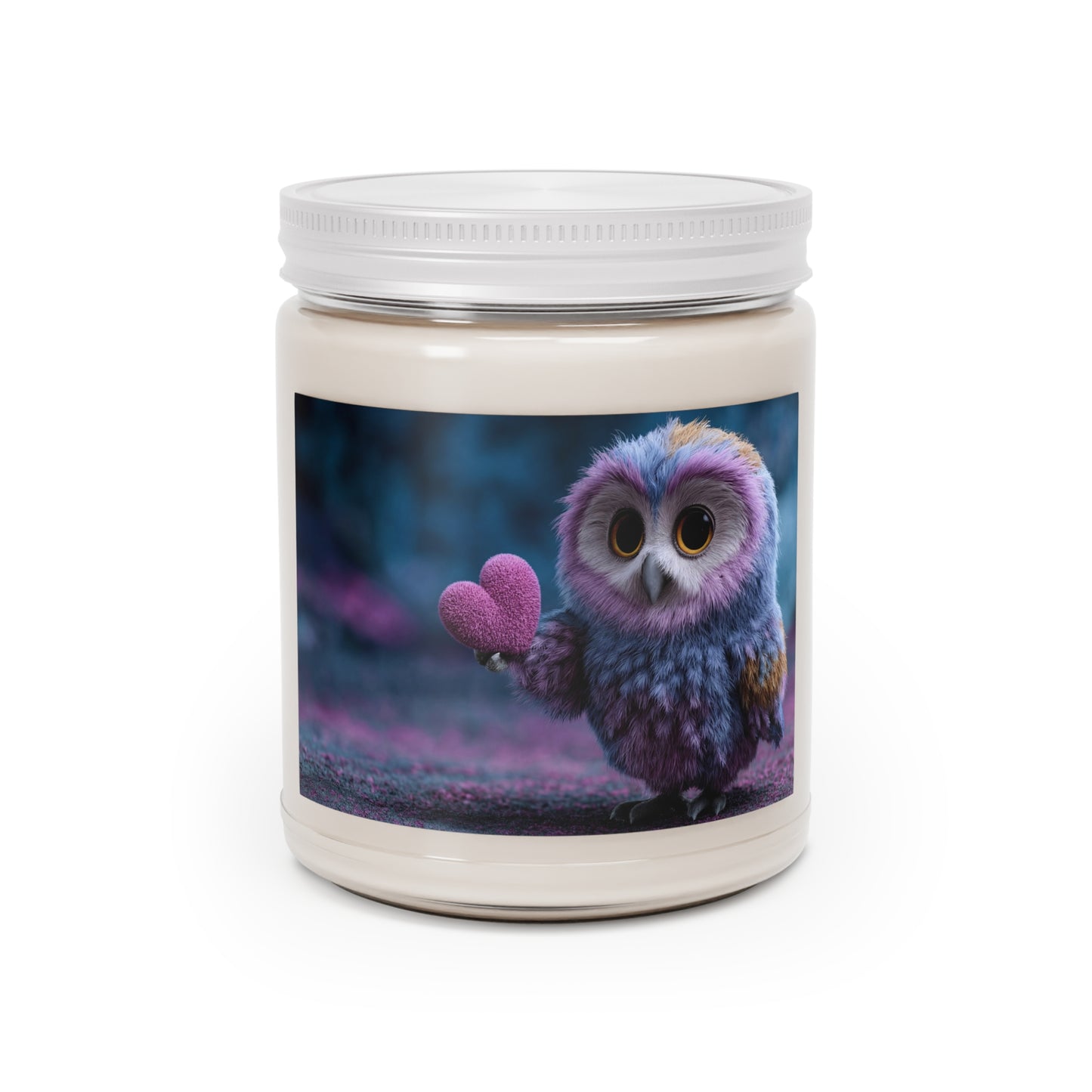 Rainbow Owl Scented Soy Candles with White Lid, 9oz – Velvet Heart Offerings