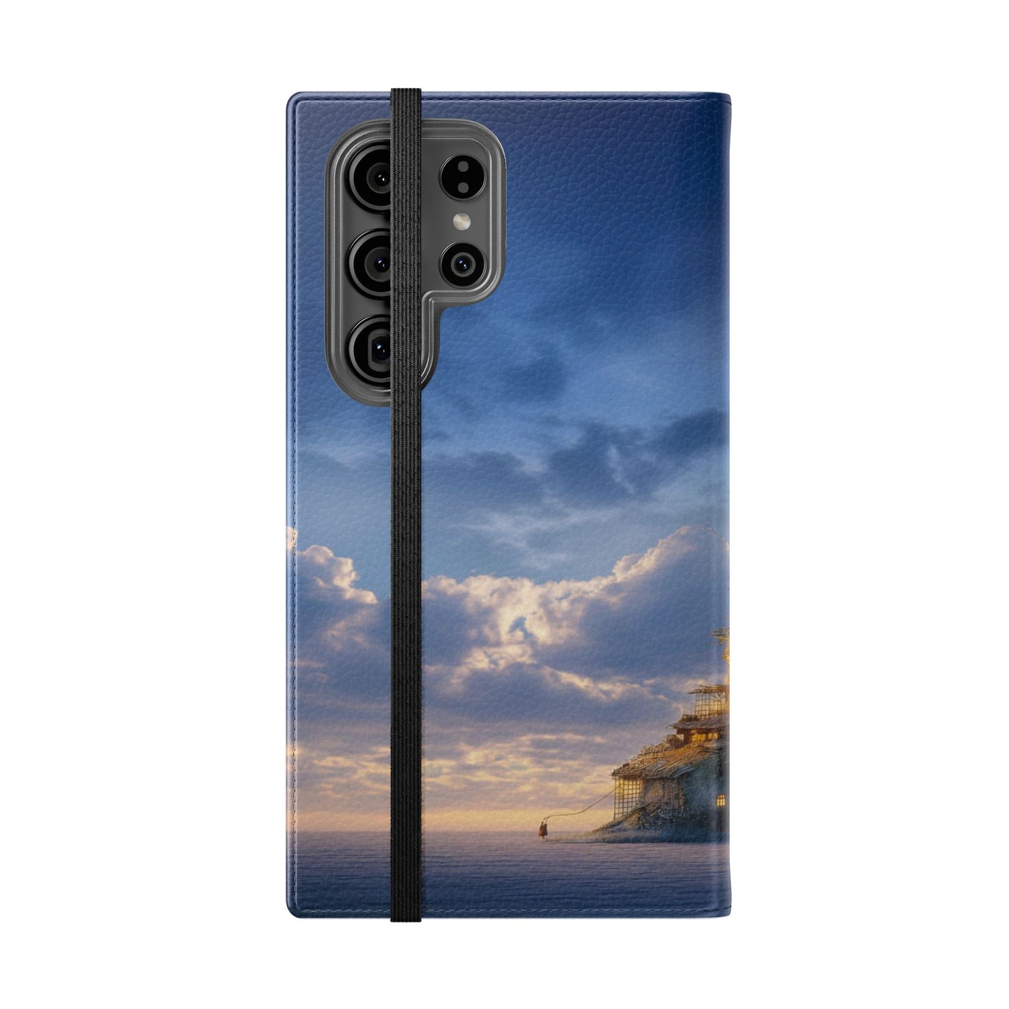 Twilight Sentinel Flip Cases – Lighthouse on a Storm-Tossed Sea